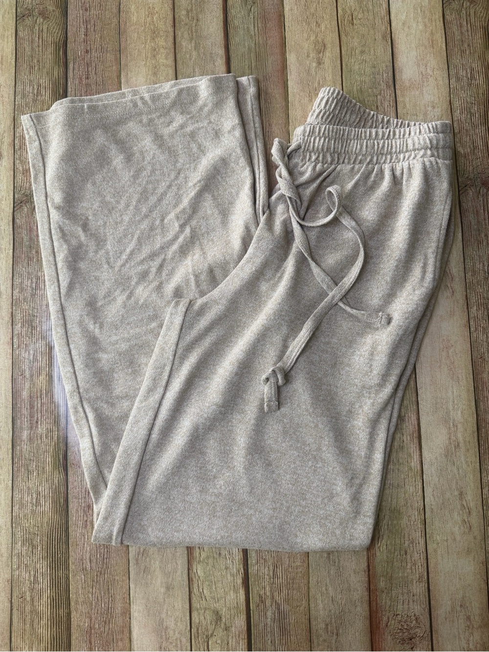 Zenana Outfitters Taupe Boot Cut Lounge Pants
